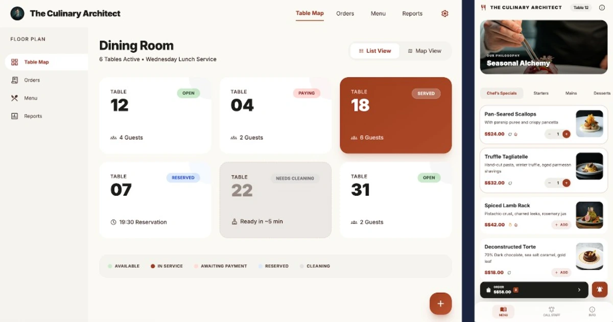 The Culinary Architect restaurant operations platform