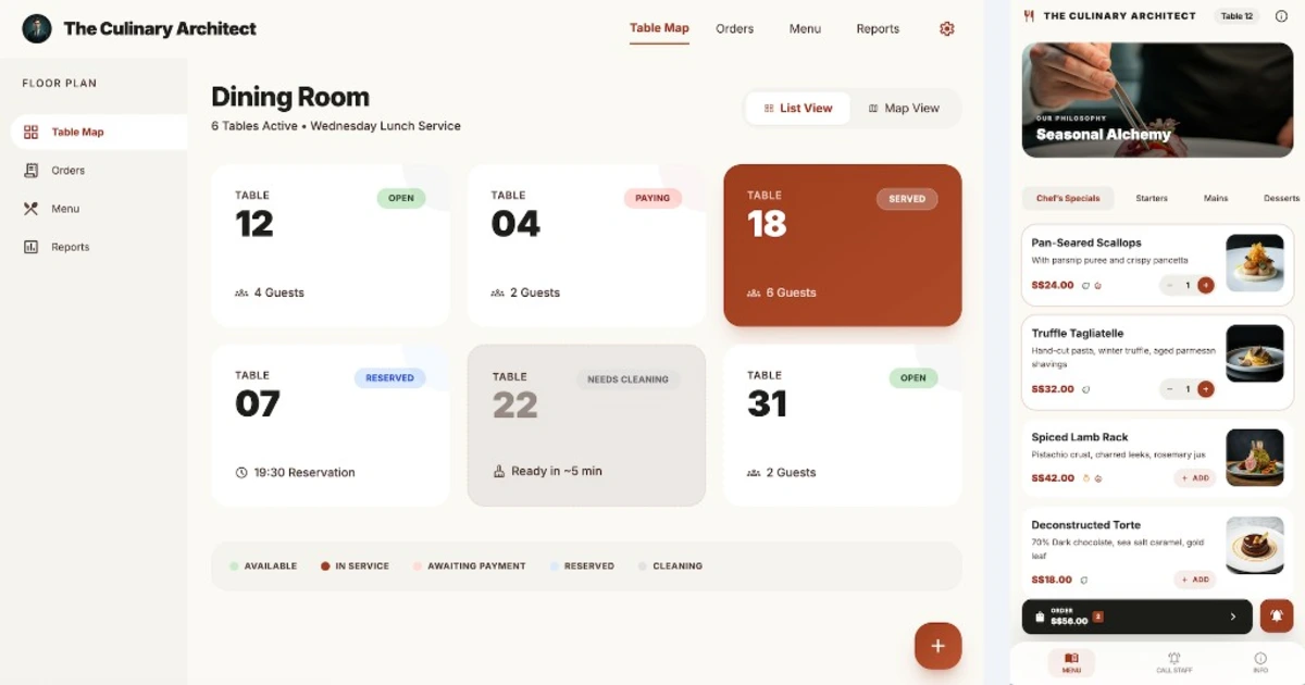 The Culinary Architect restaurant operations platform